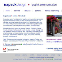 Napack Design website